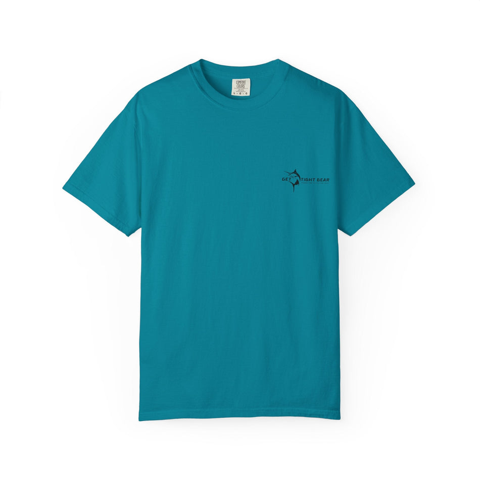 Patriotic Marlin Graphic T-Shirt, American Flag Tee, Summer Casual Wear, Unisex Gift, Independence Day Stylish Top - Get Tight Gear