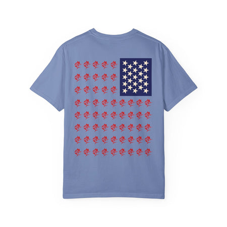 Patriotic Marlin Graphic T-Shirt, American Flag Tee, Summer Casual Wear, Unisex Gift, Independence Day Stylish Top - Get Tight Gear