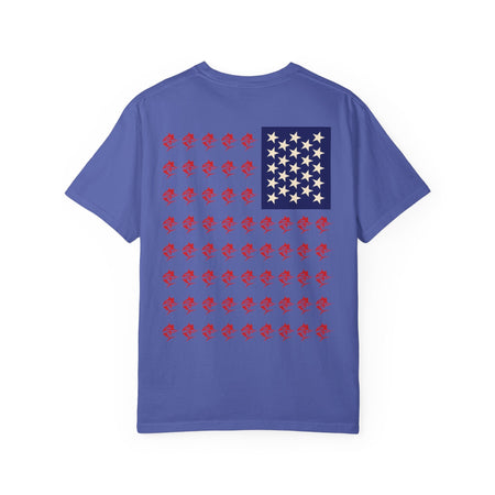 Patriotic Marlin Graphic T-Shirt, American Flag Tee, Summer Casual Wear, Unisex Gift, Independence Day Stylish Top - Get Tight Gear