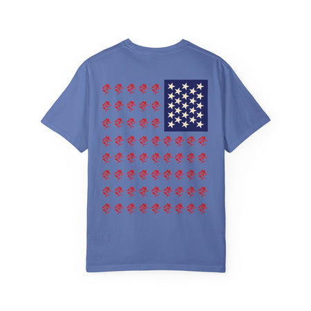 Patriotic Marlin Graphic T-Shirt, American Flag Tee, Summer Casual Wear, Unisex Gift, Independence Day Stylish Top - Get Tight Gear