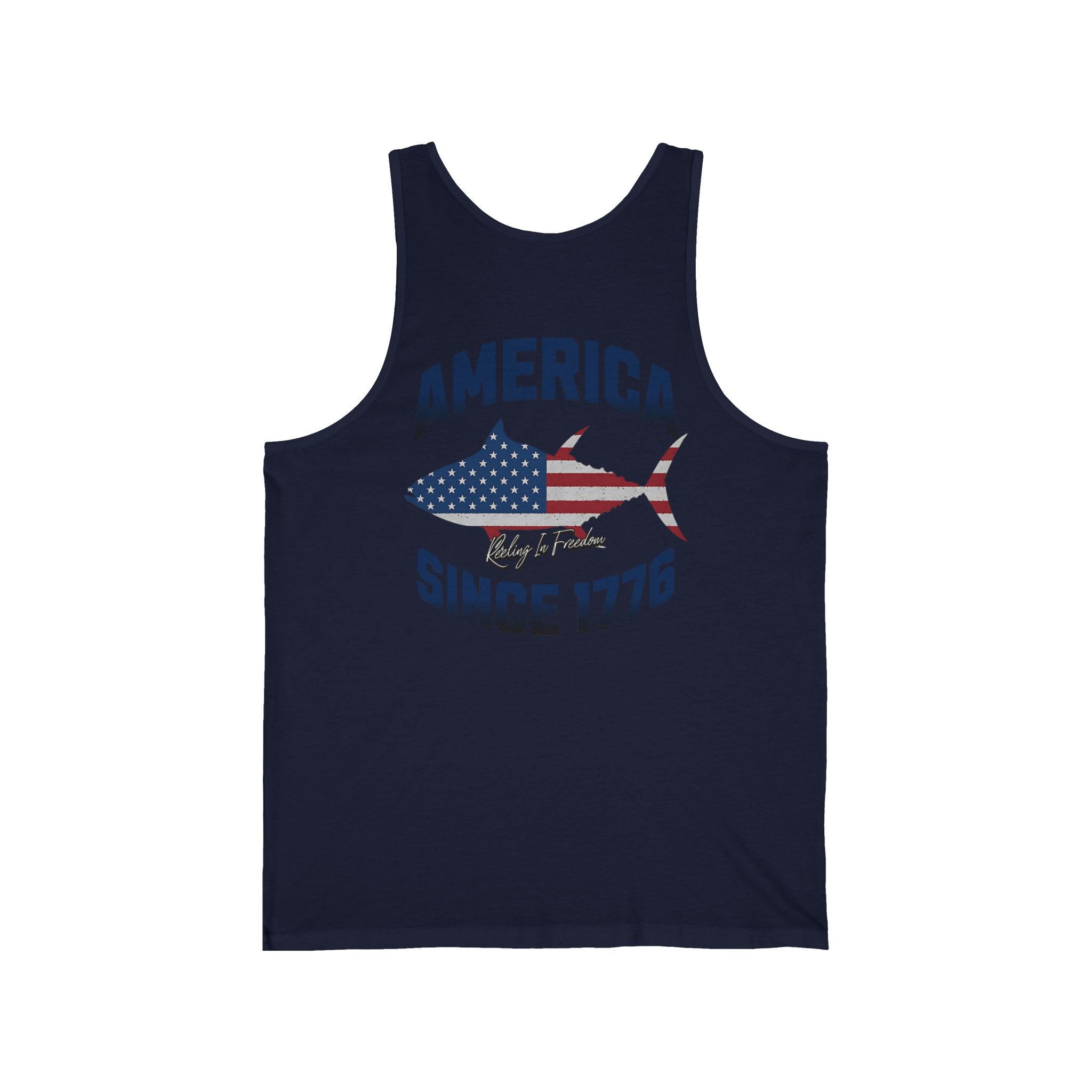 Patriotic Unisex Jersey Tank - America Since 1776, Summer Apparel, 4th of July Shirt, Beach Party Top, USA Pride Wear - Get Tight Gear