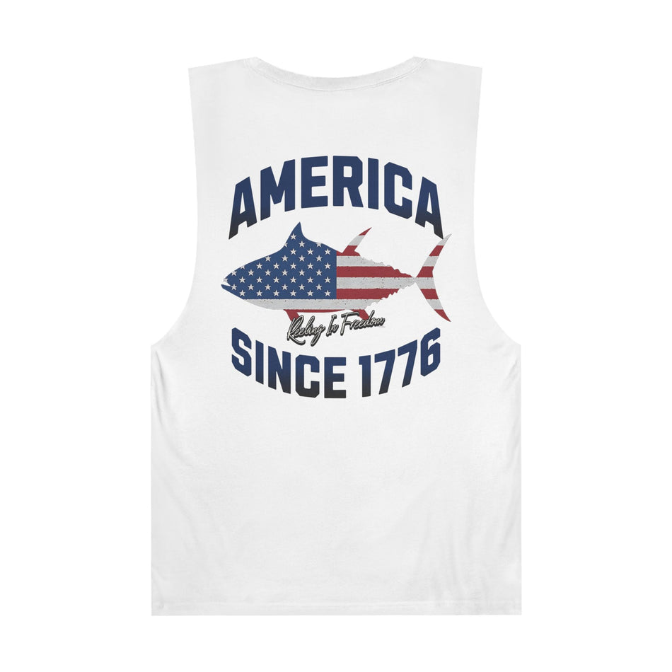 Patriotic Unisex Tank Top | Independence Day Apparel, Summer Beachwear, USA Graphic Tee, Fourth of July Outfit, Casual Wear - Get Tight Gear