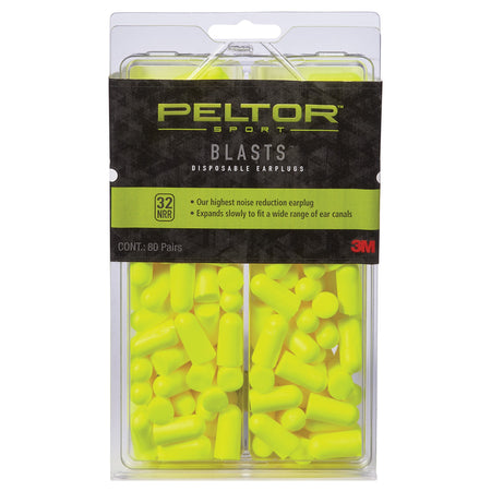PELTOR SPORTBLAST DISP EARPLG 80PAIR - Get Tight Gear