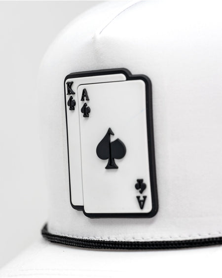 Perforated Rope Hat - AK - White - Get Tight Gear