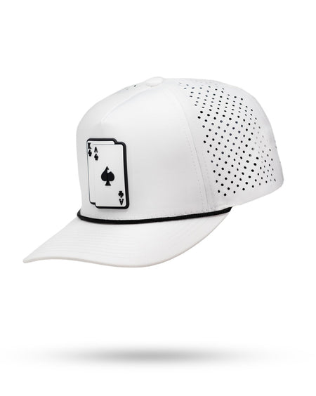 Perforated Rope Hat - AK - White - Get Tight Gear