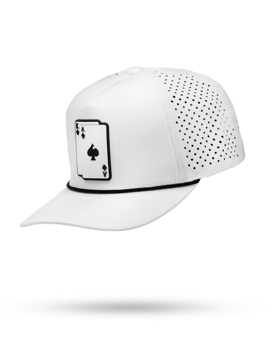 Perforated Rope Hat - AK - White - Get Tight Gear