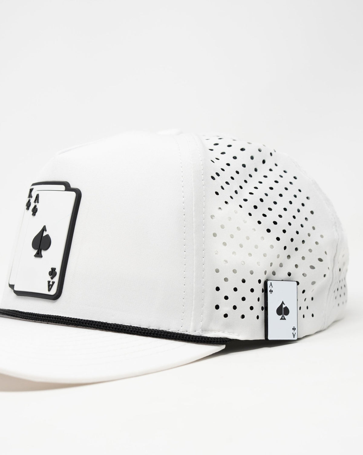 Perforated Rope Hat - AK - White - Get Tight Gear