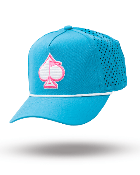 Perforated Rope Hat - Baby Blue - Get Tight Gear