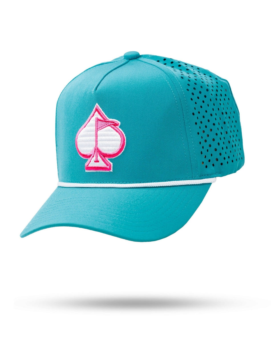 Perforated Rope Hat - Baby Blue - Get Tight Gear