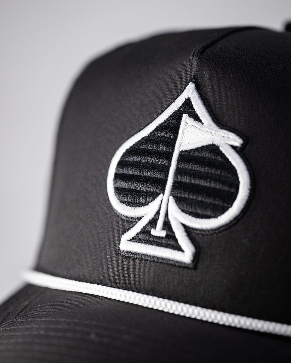 Perforated Rope Hat - Black - Get Tight Gear