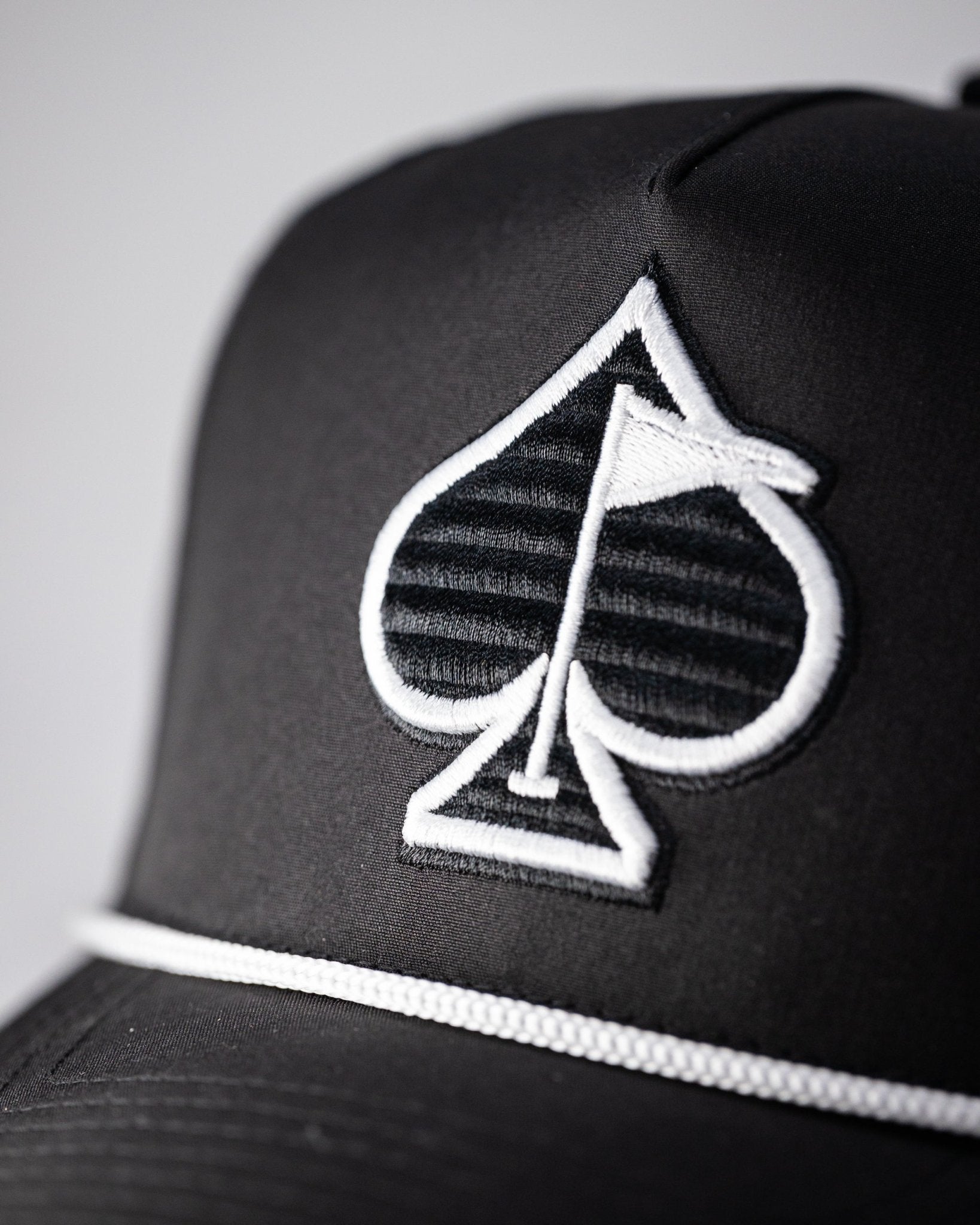 Perforated Rope Hat - Black - Get Tight Gear