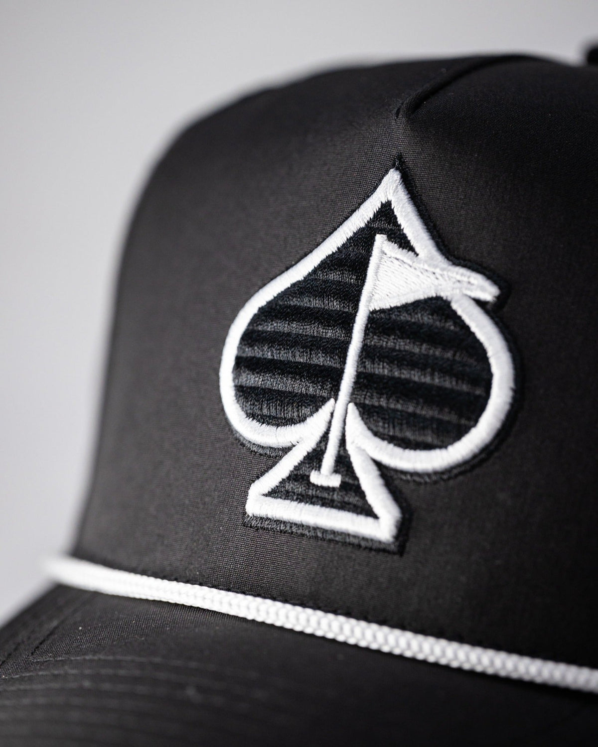 Perforated Rope Hat - Black - Get Tight Gear