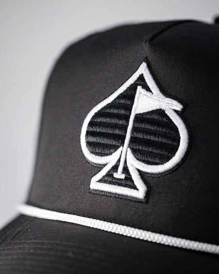 Perforated Rope Hat - Black - Get Tight Gear