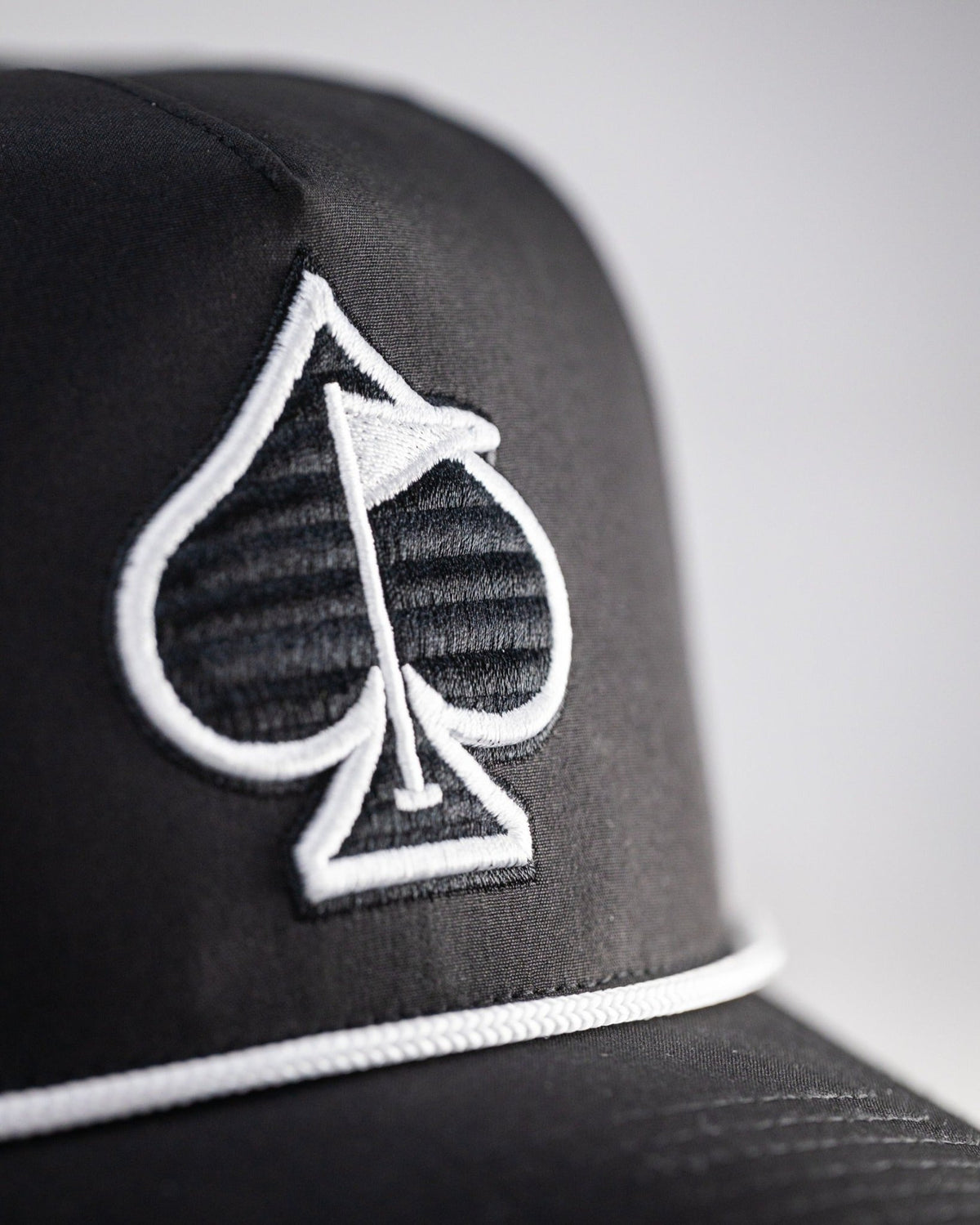 Perforated Rope Hat - Black - Get Tight Gear