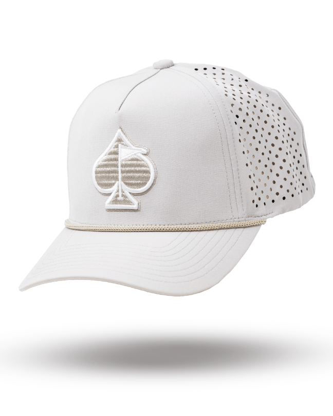 Perforated Rope Hat - Bone - Get Tight Gear