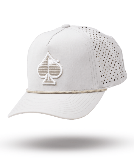 Perforated Rope Hat - Bone - Get Tight Gear