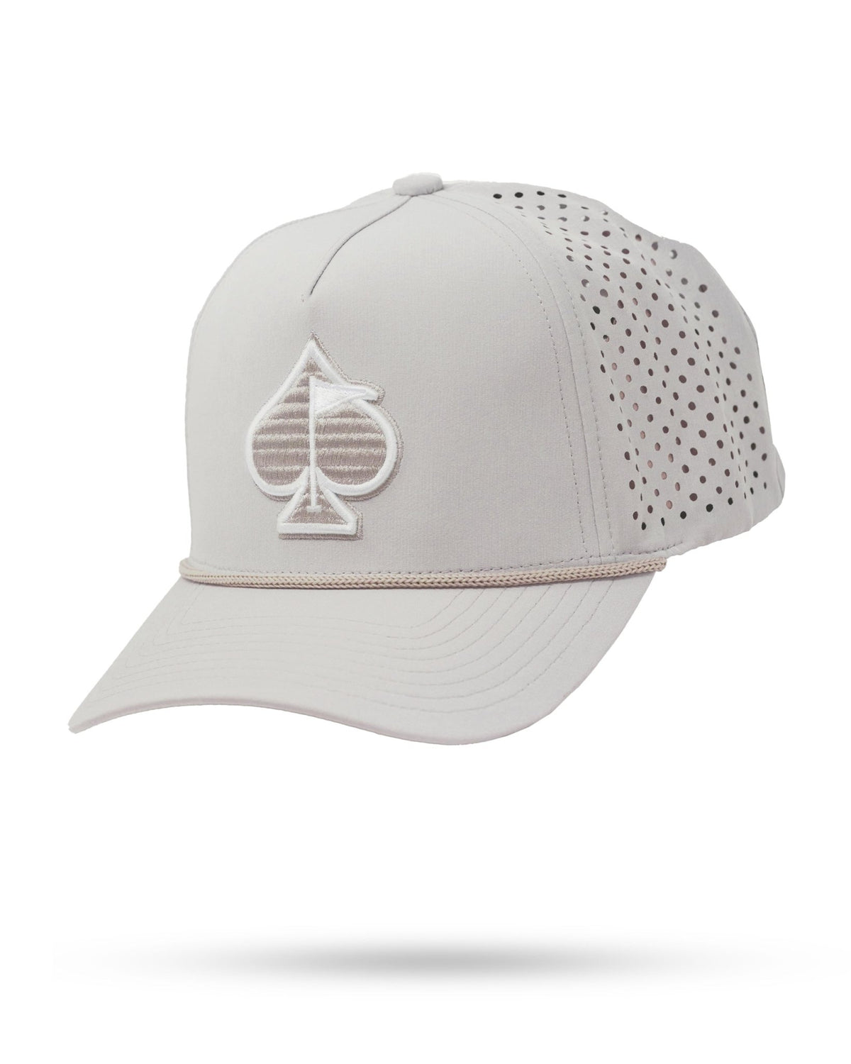 Perforated Rope Hat - Bone - Get Tight Gear