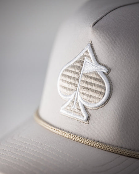 Perforated Rope Hat - Bone - Get Tight Gear