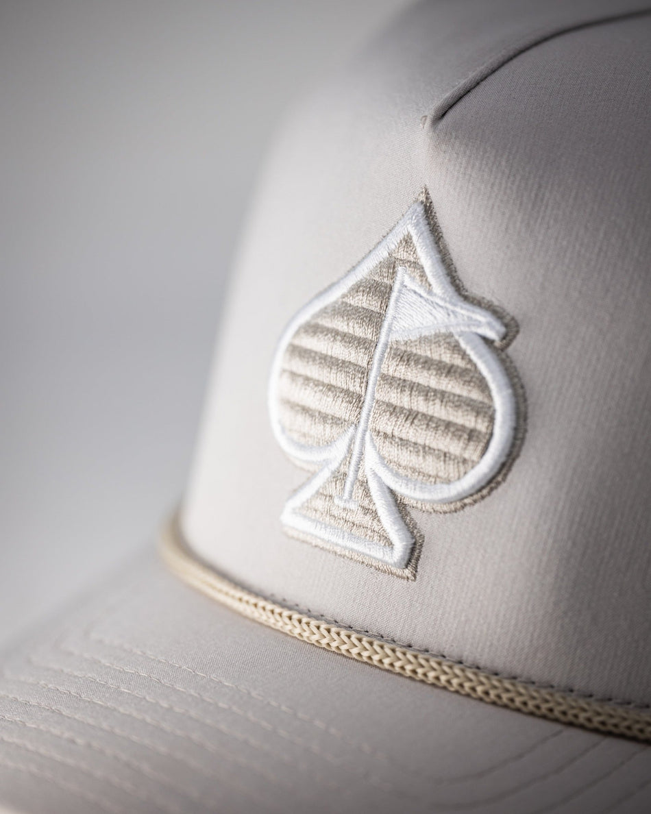 Perforated Rope Hat - Bone - Get Tight Gear