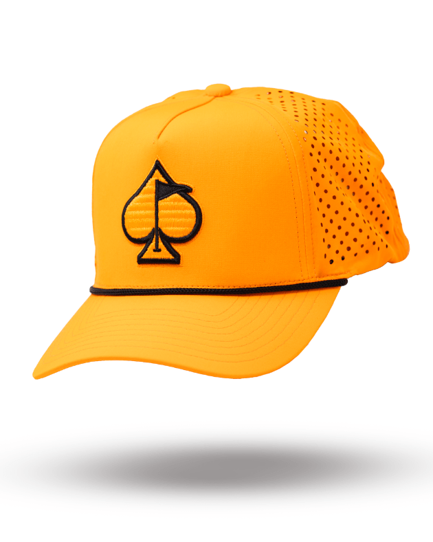 Perforated Rope Hat - Highlighter Orange - Get Tight Gear
