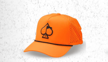 Perforated Rope Hat - Highlighter Orange - Get Tight Gear