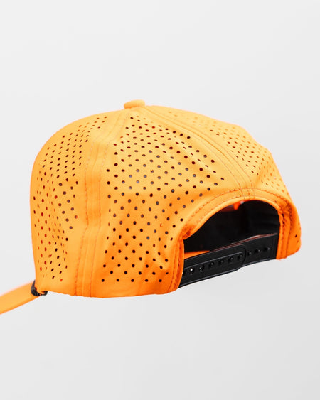 Perforated Rope Hat - Highlighter Orange - Get Tight Gear