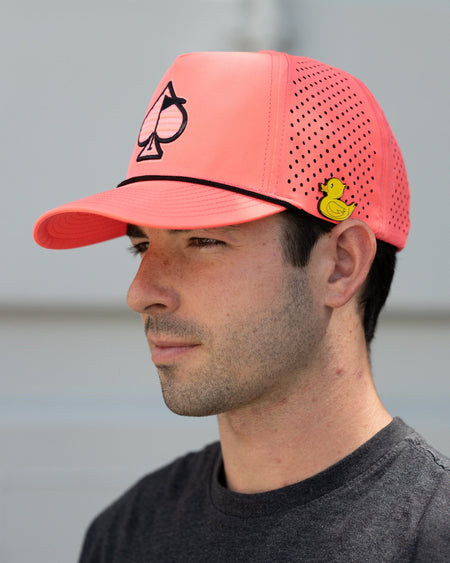 Perforated Rope Hat - Highlighter Pink - Get Tight Gear