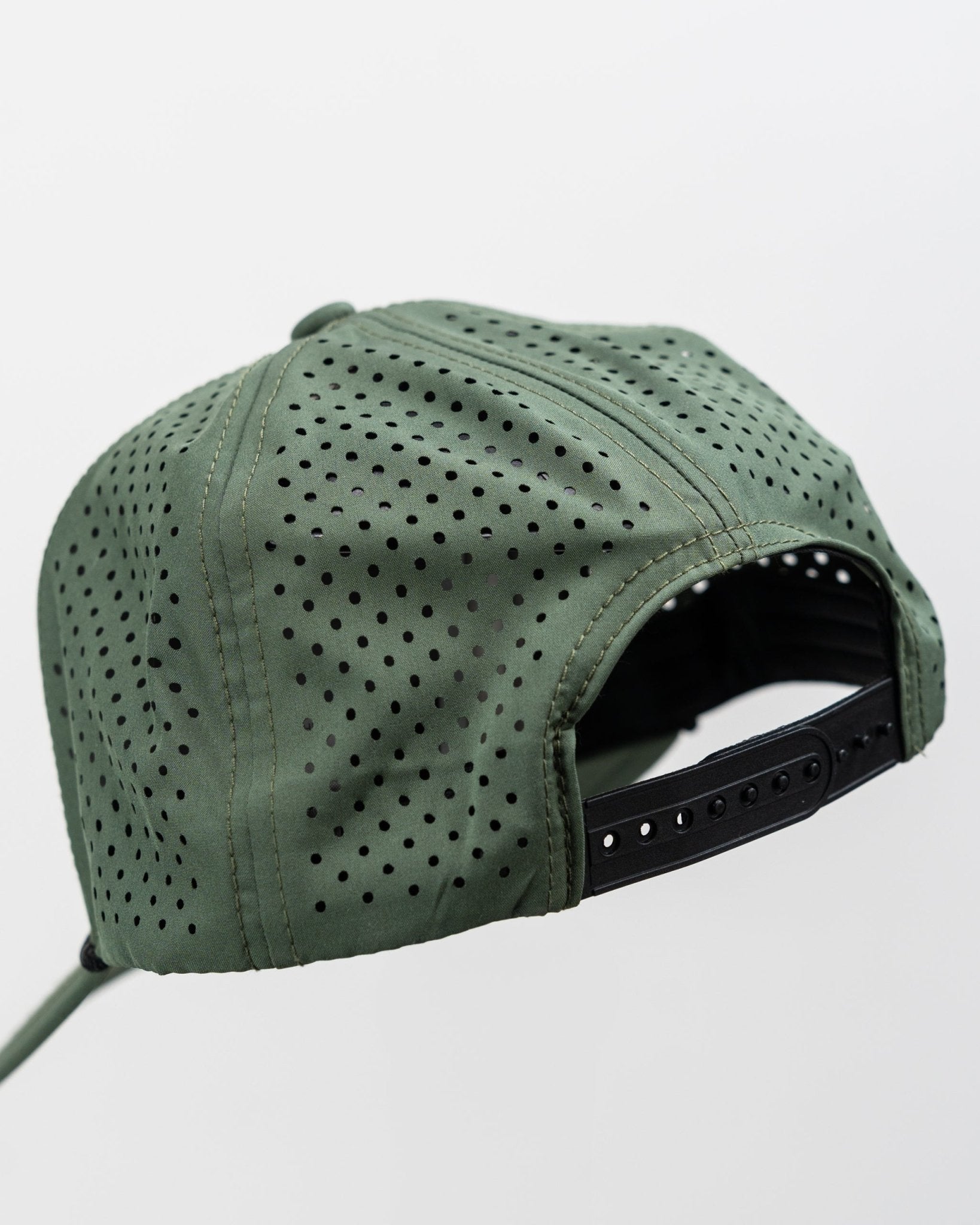 Perforated Rope Hat - Olive - Get Tight Gear