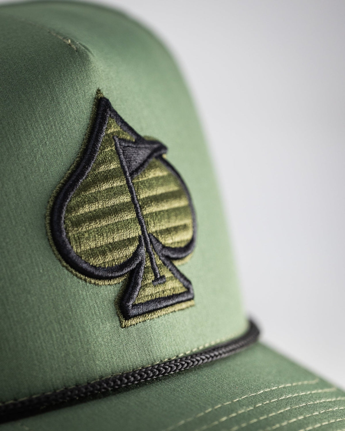 Perforated Rope Hat - Olive - Get Tight Gear