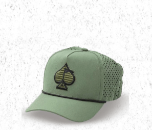 Perforated Rope Hat - Olive - Get Tight Gear