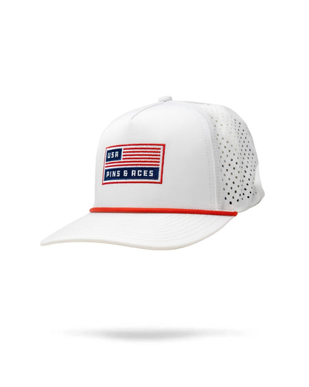 Perforated Rope Hat - USA - Get Tight Gear