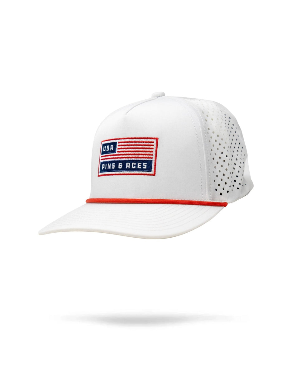 Perforated Rope Hat - USA - Get Tight Gear