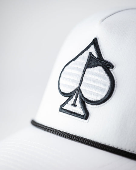 Perforated Rope Hat - White - Get Tight Gear