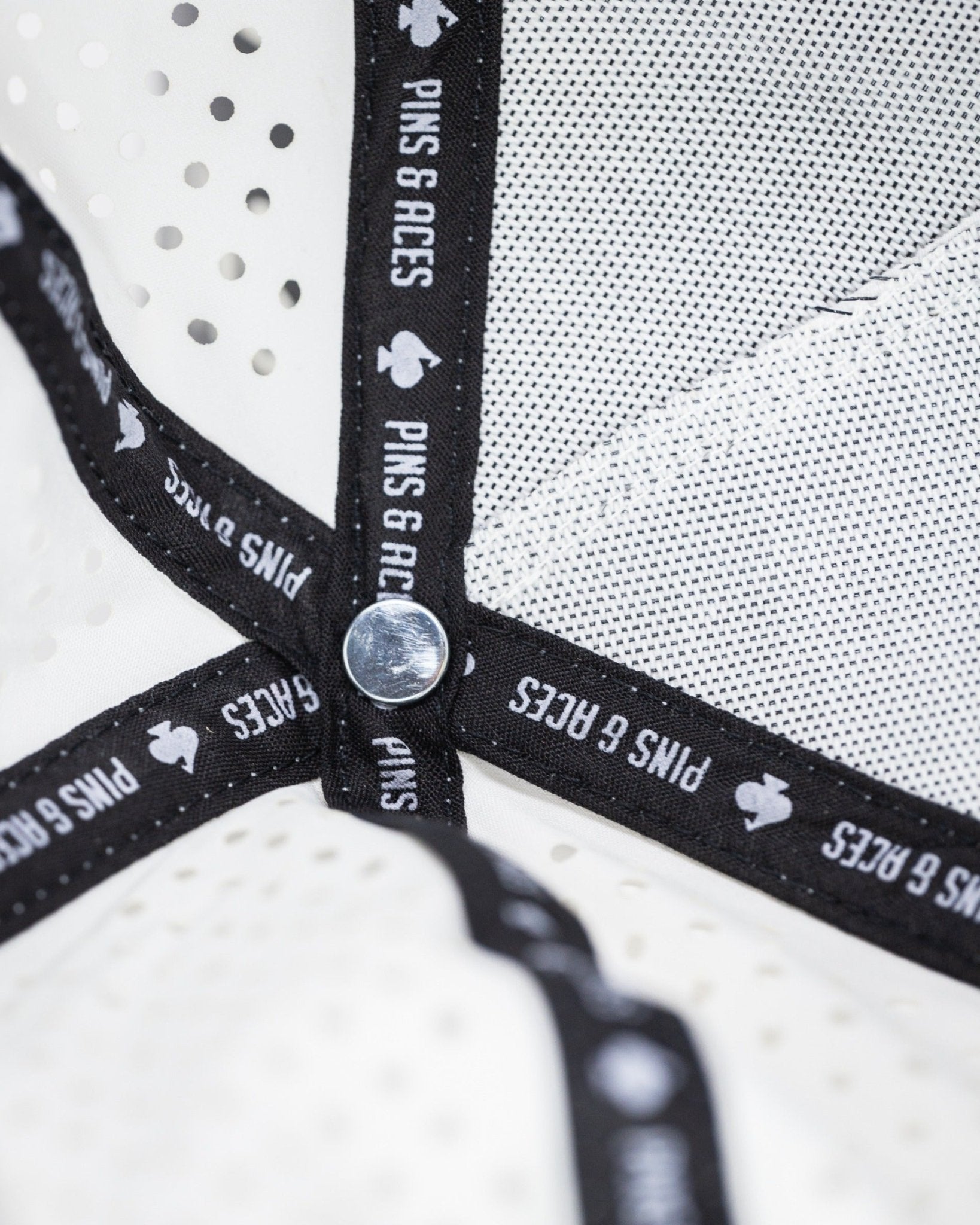 Perforated Rope Hat - White - Get Tight Gear