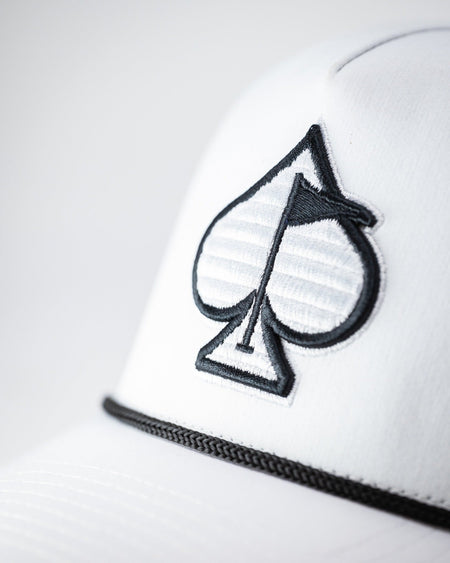 Perforated Rope Hat - White - Get Tight Gear