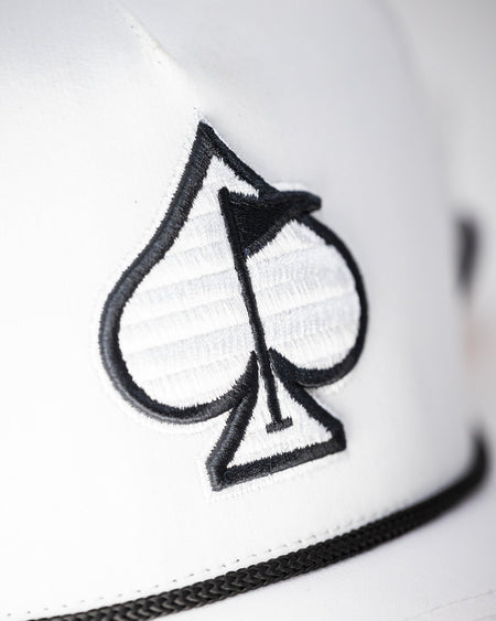 Perforated Rope Hat - White - Get Tight Gear