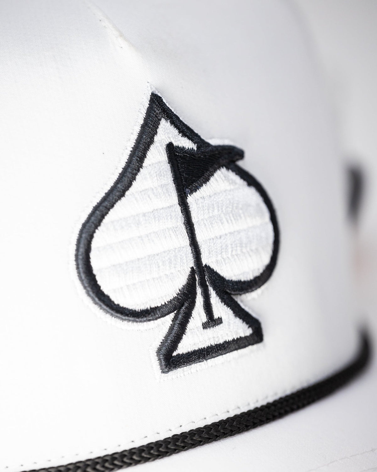 Perforated Rope Hat - White - Get Tight Gear