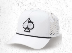 Perforated Rope Hat - White - Get Tight Gear
