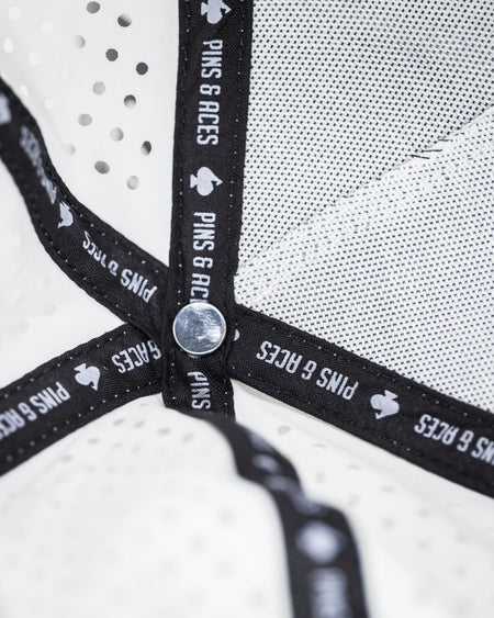 Perforated Rope Hat - White - Get Tight Gear