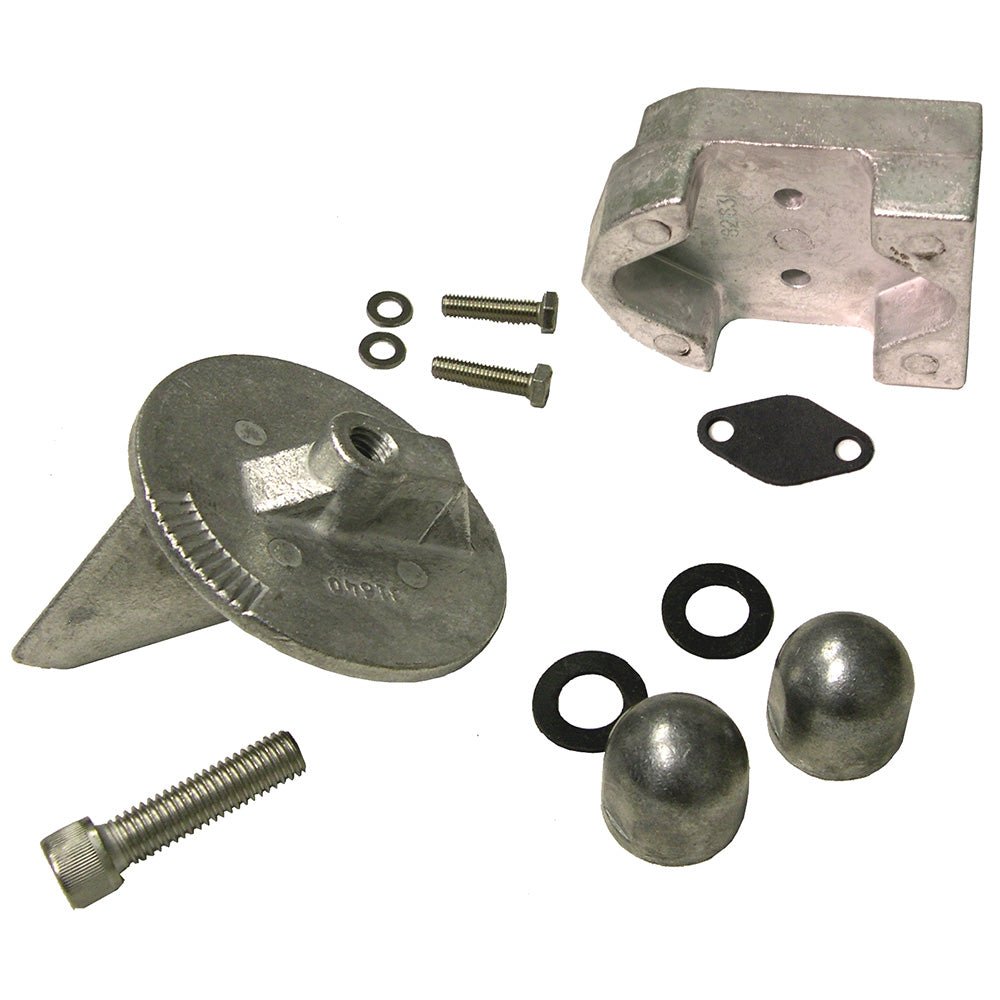 Performance Metals Mercruiser Alpha 1 Gen 1 Complete Anode Kit (No Power Steering) - Aluminum - Get Tight Gear