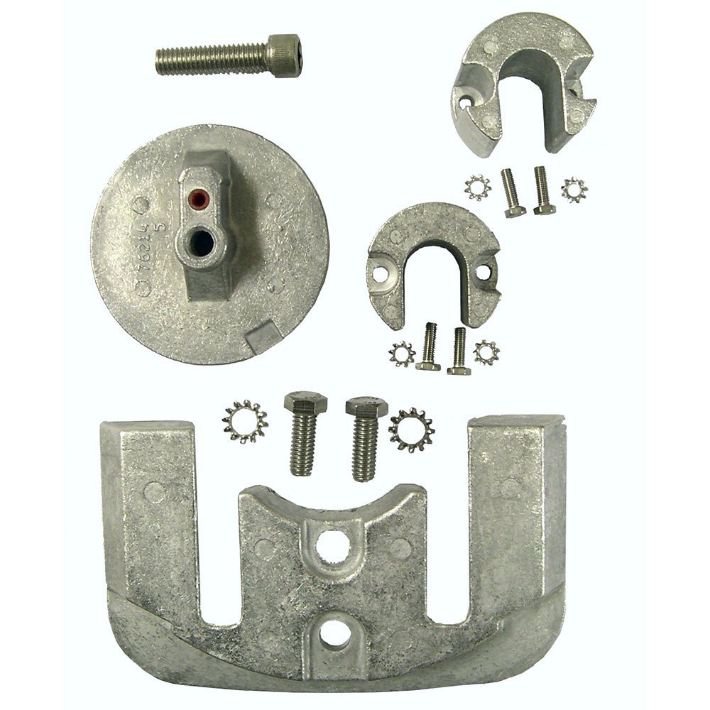 Performance Metals Mercruiser Bravo 2/3 Complete Anode Kit - Aluminum - Get Tight Gear
