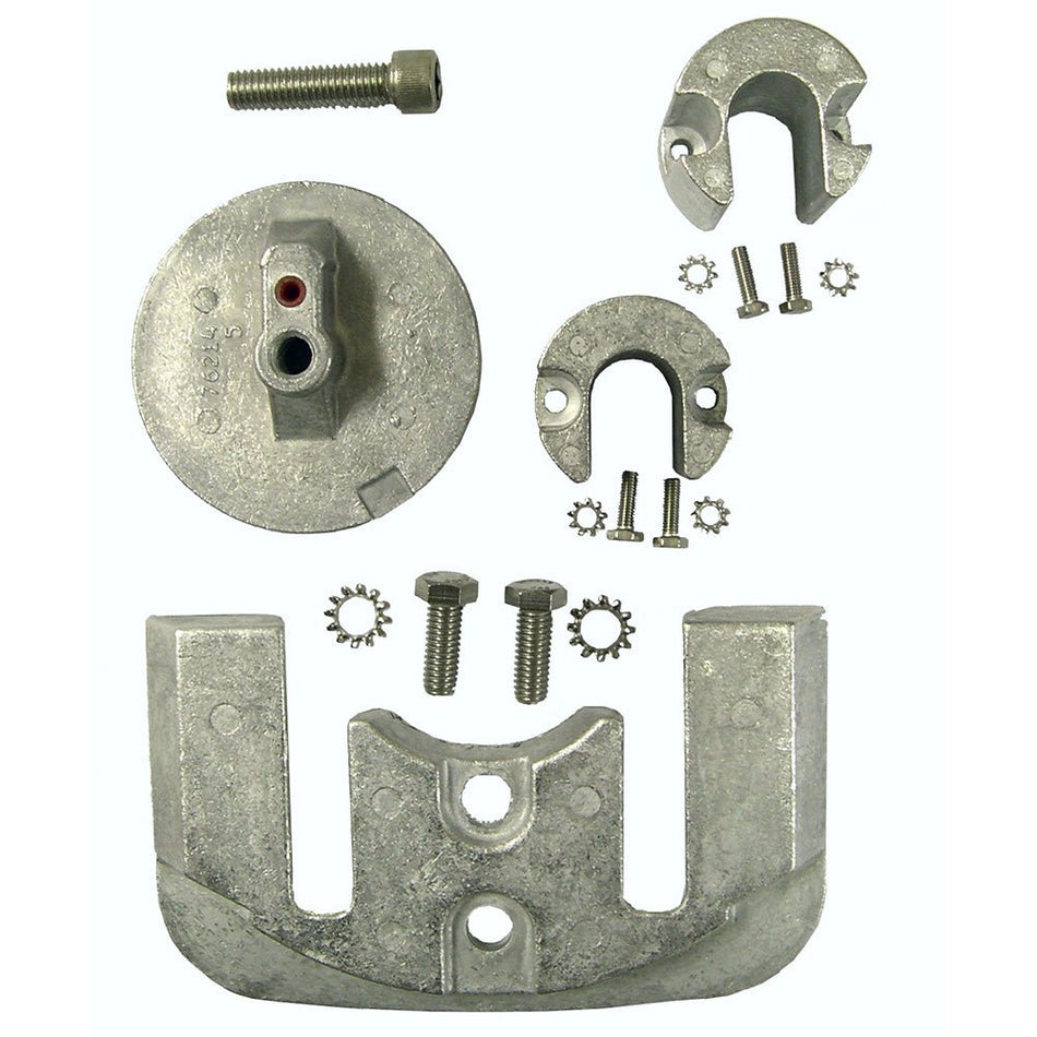 Performance Metals Mercruiser Bravo 2/3 Complete Anode Kit - Aluminum - Get Tight Gear
