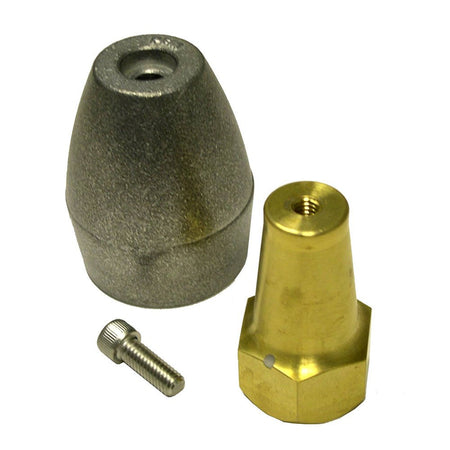 Performance Metals Mercruiser Bravo 3 (2003 & Earlier) Prop Anode Retrofit Kit - Aluminum - Get Tight Gear