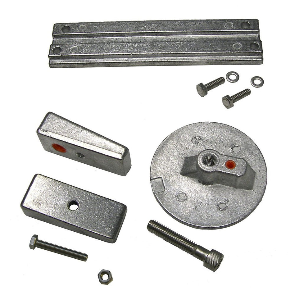 Performance Metals Mercury Verado 4 & Optimax Complete Anode Kit - Aluminum - Get Tight Gear