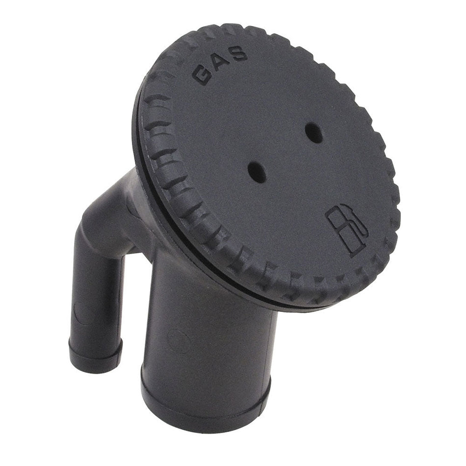Perko 0542 Vented Fill f/1 - 1/2" Hose - Angled Neck - Gas - Black - Get Tight Gear