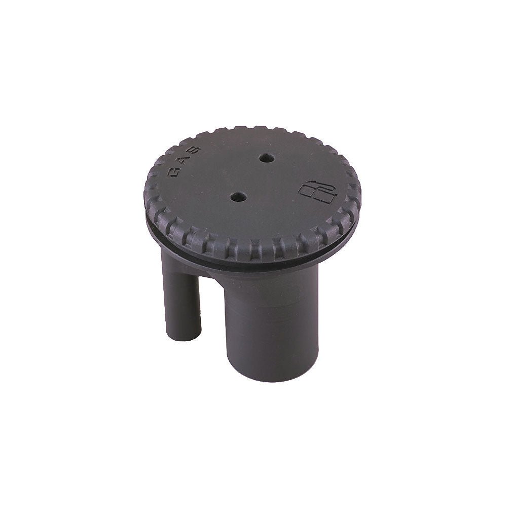 Perko 0543 Vented Fill f/1 - 1/2" Hose - Straight Neck - Gas - Black - Get Tight Gear