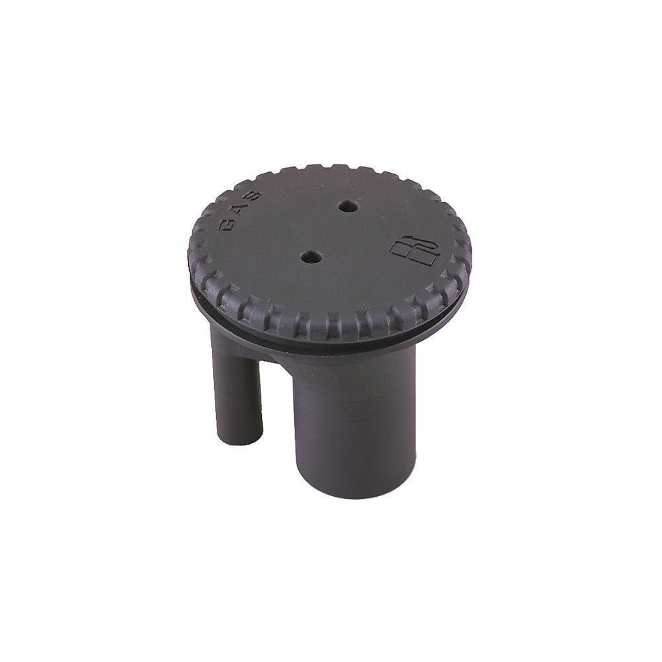 Perko 0543 Vented Fill f/1 - 1/2" Hose - Straight Neck - Gas - Black - Get Tight Gear