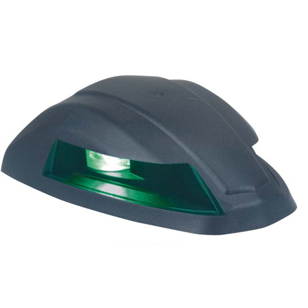 Perko 12V LED Bi - Color Navigation Light - Black Rounded - Get Tight Gear