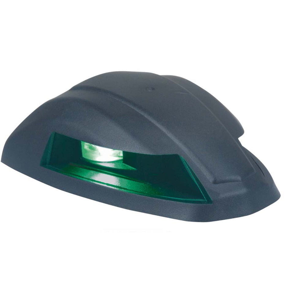 Perko 12V LED Bi - Color Navigation Light - Black Rounded - Get Tight Gear
