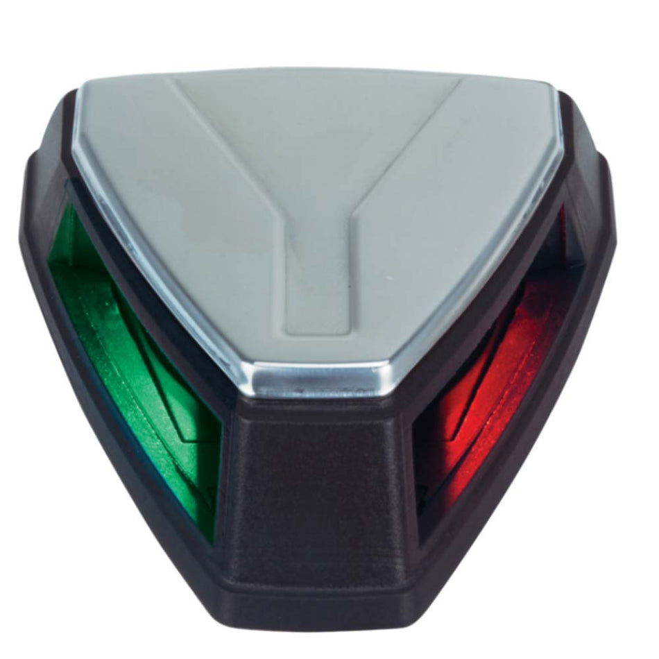Perko 12V LED Bi - Color Navigation Light - Black/Stainless Steel - Get Tight Gear